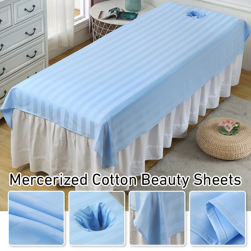 1Pc Reusable Beauty Massage Table Cover Spa Bed Salon Couch Sheet with Face Hole