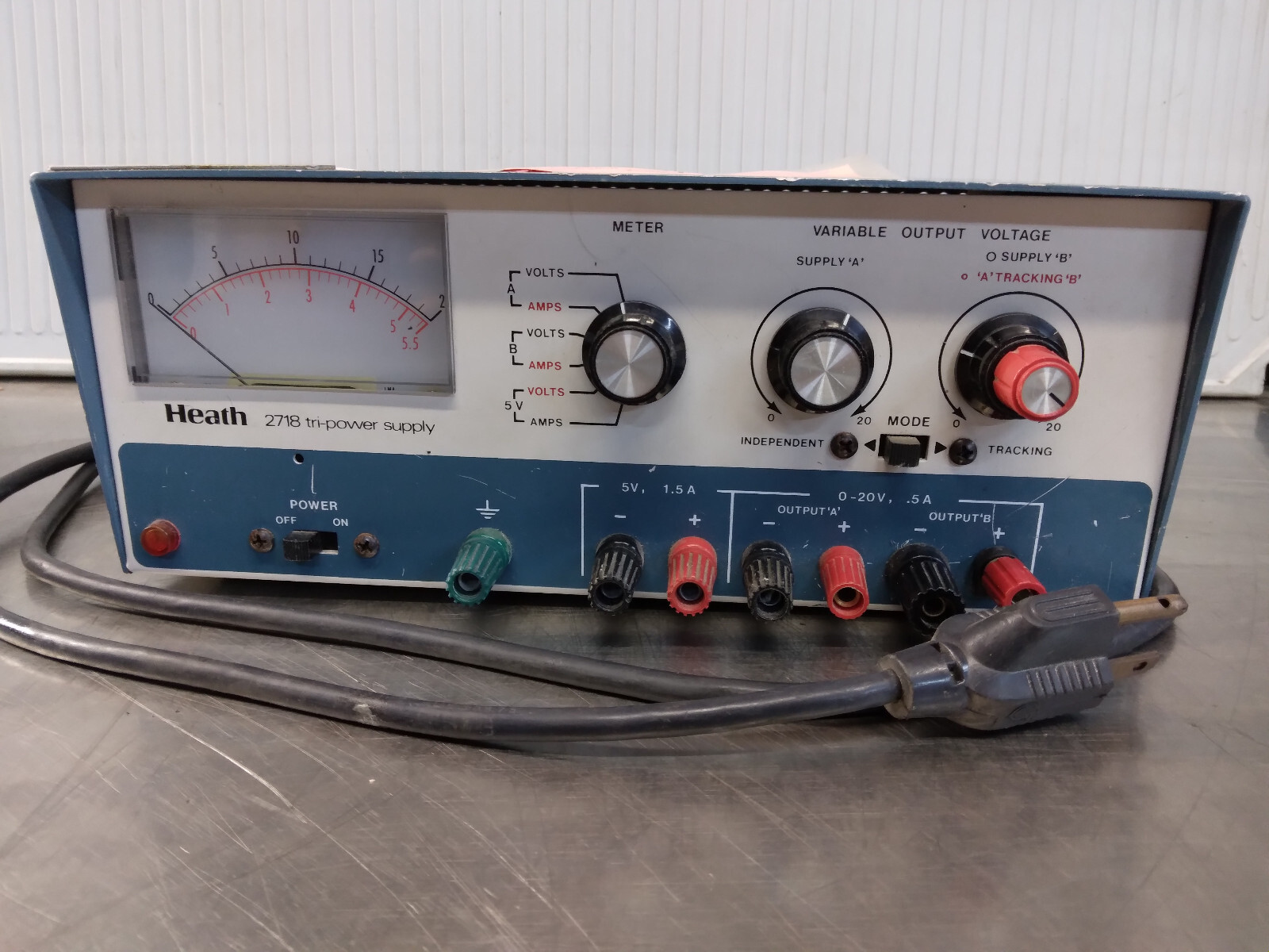 HEATH 2718 tri-power supply - SP-2718 519FH0003 - 120/S40 VAC