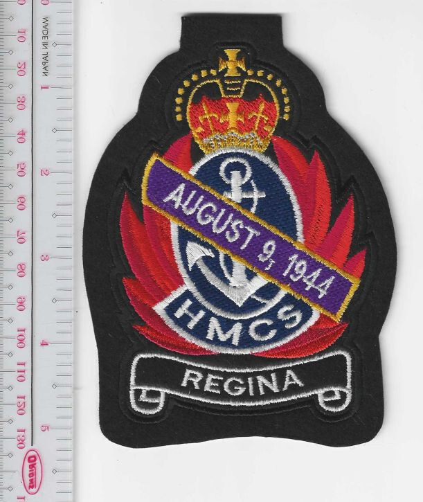 Canada Royal Canadian Navy WWII HMCS Regina Corvette Flower Aug 08 19 NO TARIFF