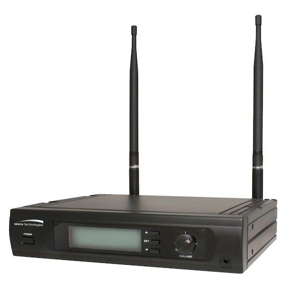 Speco Technologies Muhf101 Microphone Receiver, Wireless, Lcd