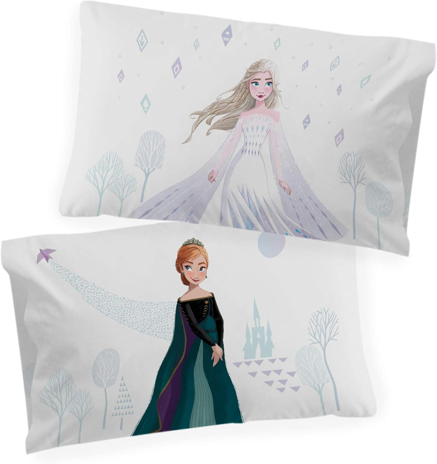 Disney Frozen Spirit of Adventure Glow in the Dark 2 Pack Reversible Pillowcases