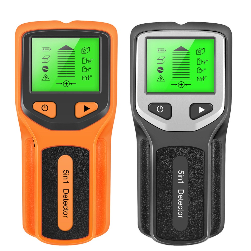 Electric Wall Scanner 5 in 1 Stud Finder Metal Wood Wire Detector Easy Read LCD