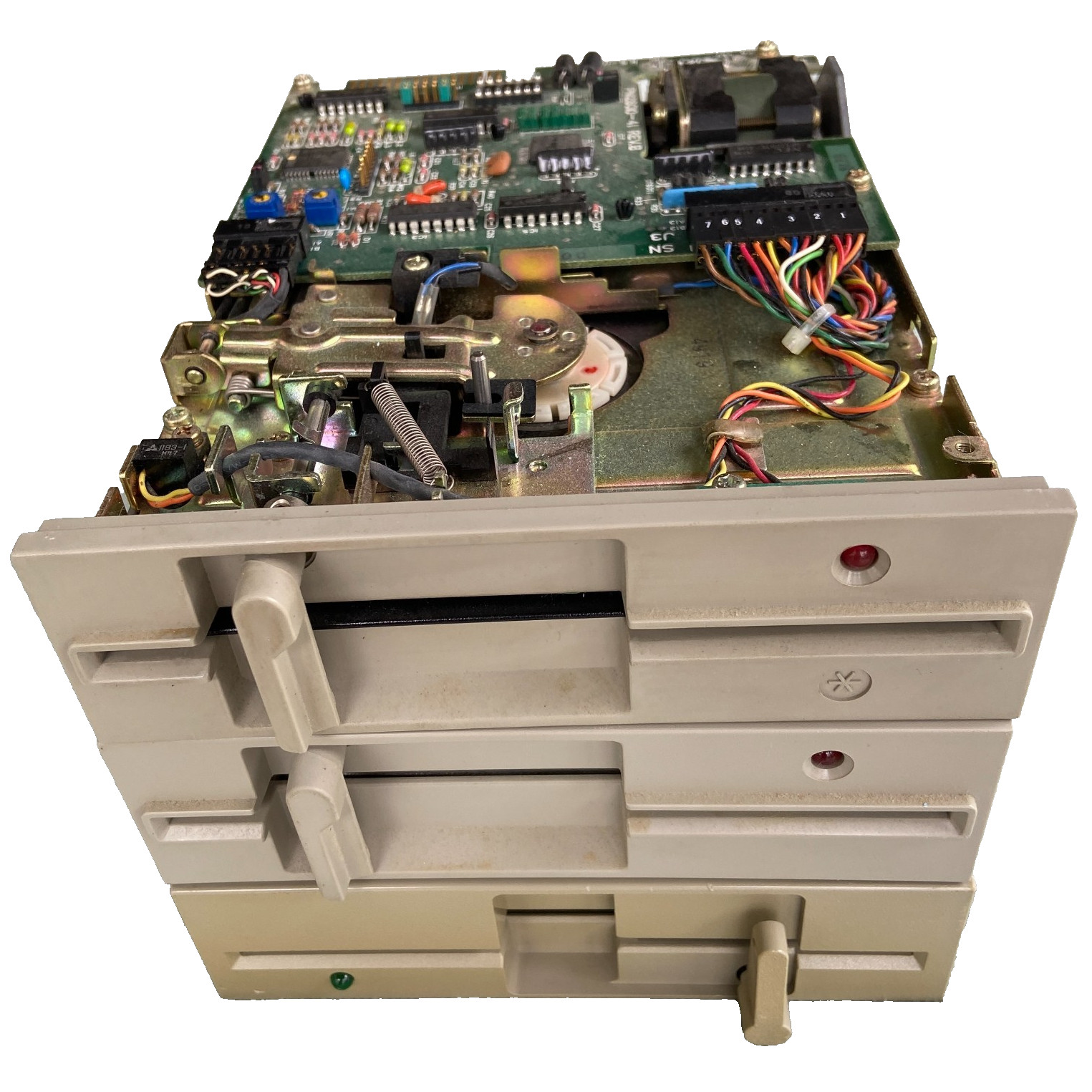5.25” Floppy Drive Lot 3 IBM YD-580 1984 YD-380 Compaq Mitsubishi MF504C-368U