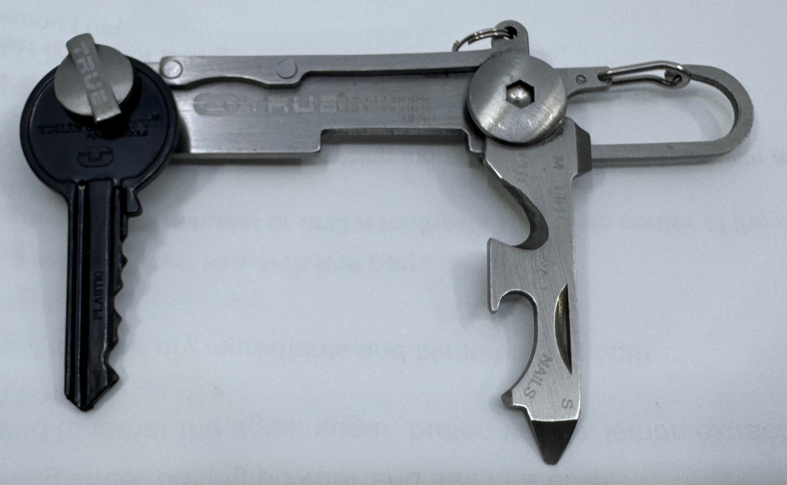 True Utility MIKEY EDC 2-4 Key Organizer Multi Pocket Tool Clip Bottle Opener