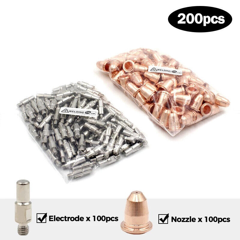 200pk PR0110 Electrode PD0116 Tip 0.8 for Trafimet Harbor Chicago Eastwood Torch