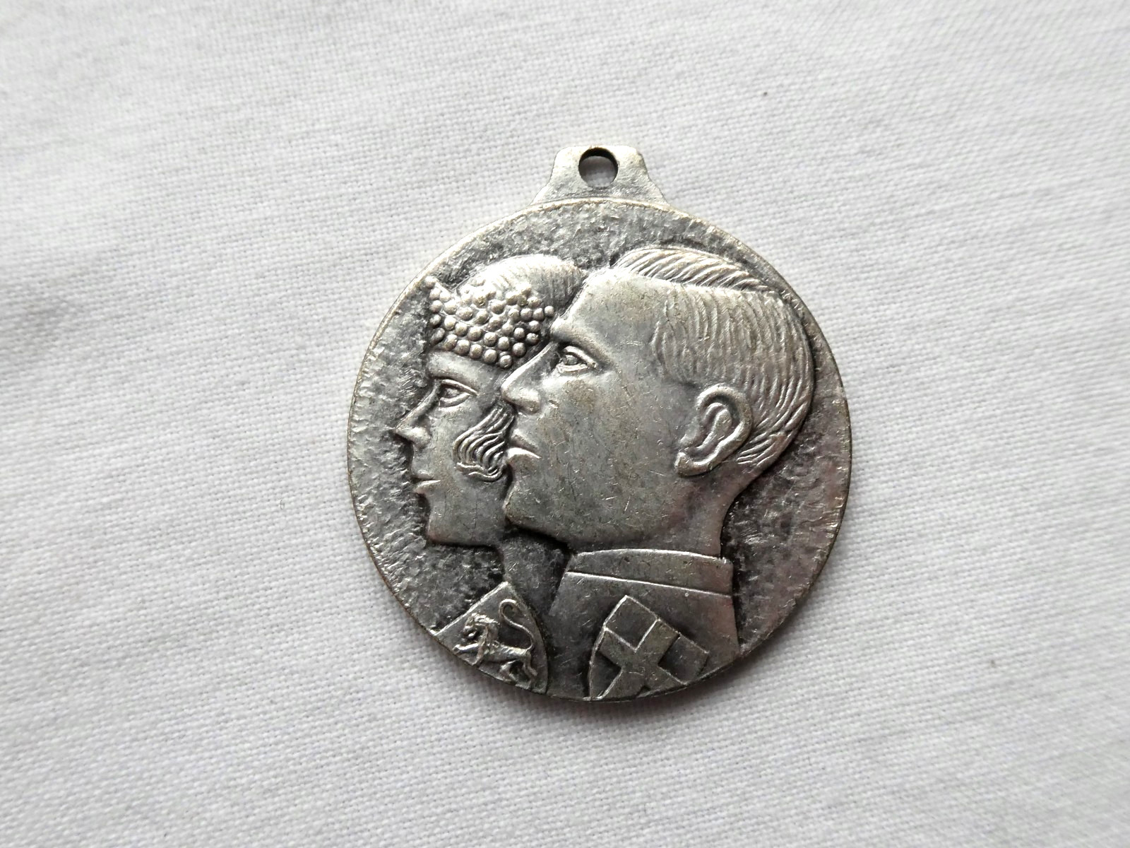 UMBERTO OF SAVOY MEDAL MARRIAGE WITH MARIA JOSE' HOUSE OF SAVOY SAVOY KINGDOM