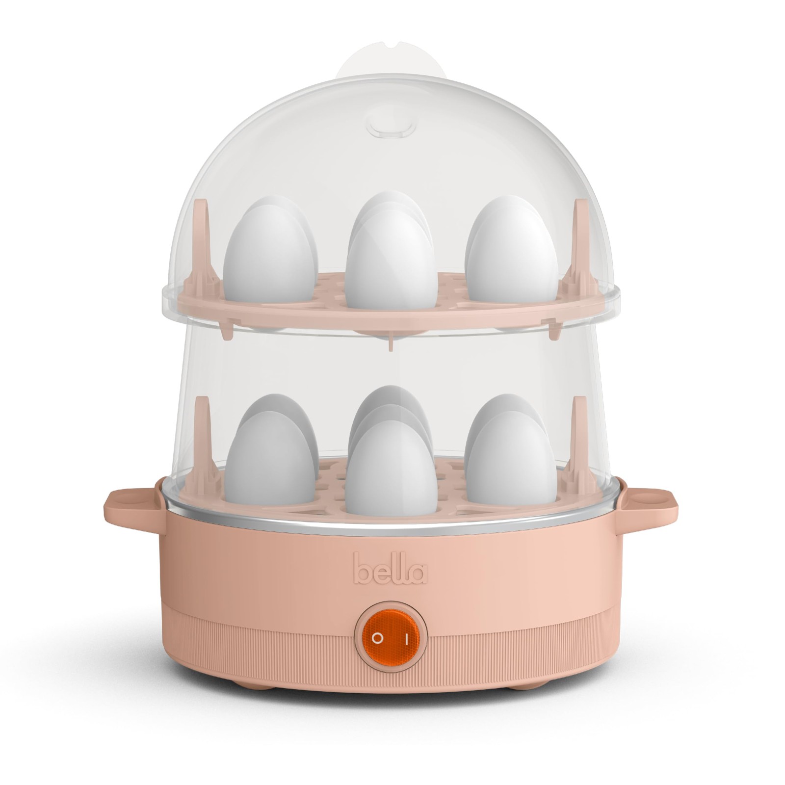 bella Electric Egg Cooker, 14 Eggs Capacity Tray, Double 14 Eggs, Blossom