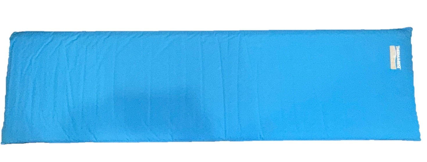 Thermarest Basecamp Regular Self Inflating Sleeping Pad 20x72x2in Tested Blue
