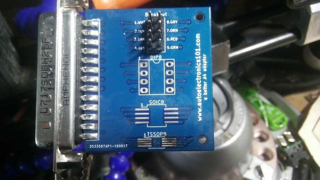 CARPROG adapter A4 PLUS direct solder for eeprom chips. SO-8,SOIC8,TSSOP-8,SOP-8