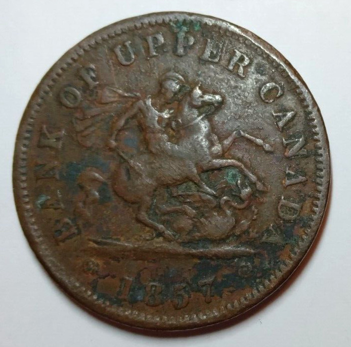 1 Penny - Bank of Upper Canada 1857