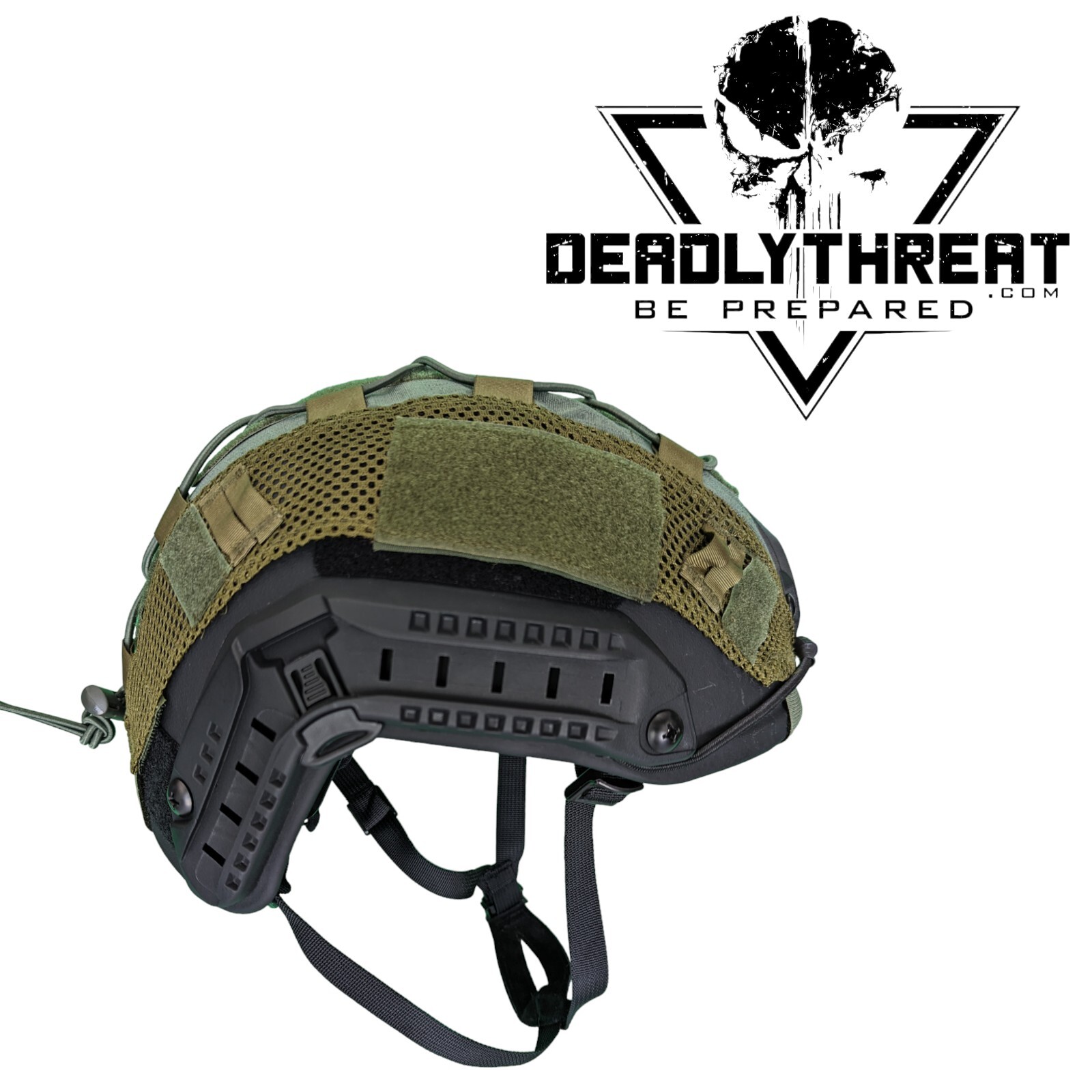 Superlite Ballistic Tactical Combat Helmet NIJ IIIA Medium Large W/ Sage Cover
