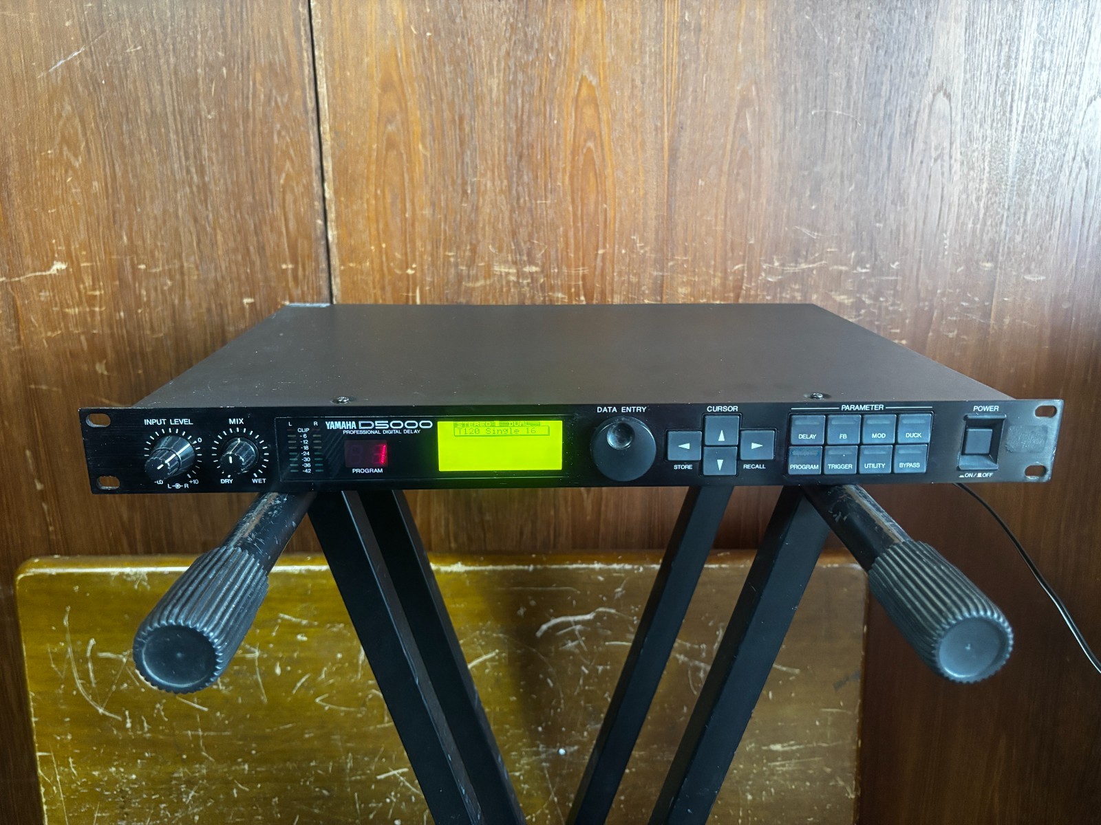 YAMAHA D5000 PROFESSIONAL DIGITAL DELAY RACK MODULE New internal Battery