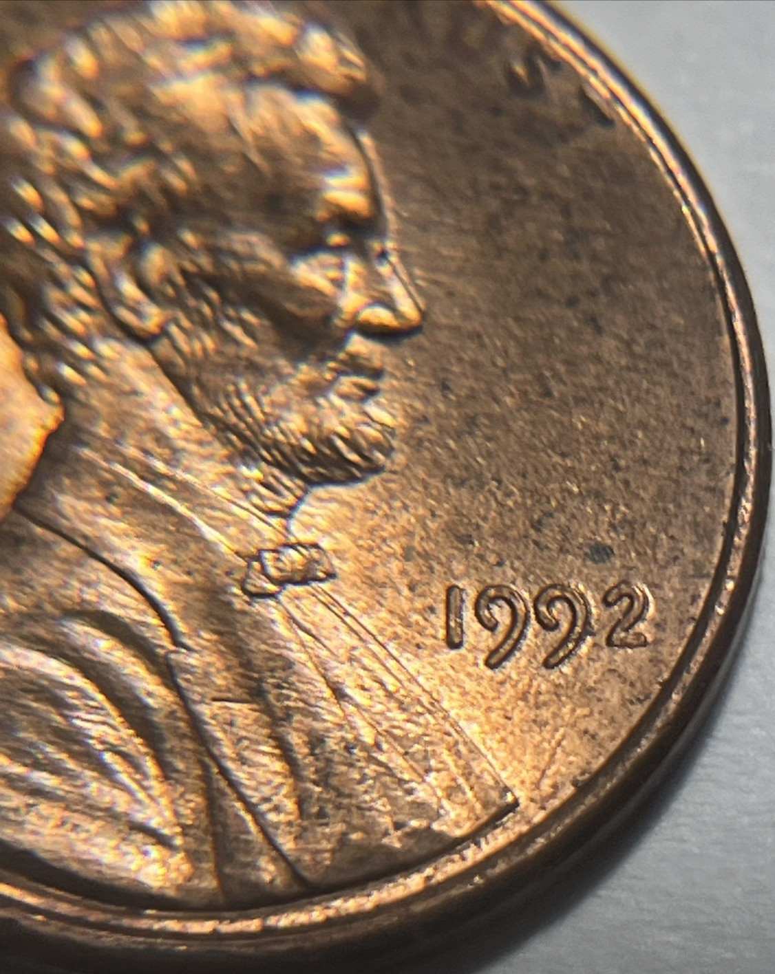 1992 Lincoln Penny Errors DDO Doubling In Date