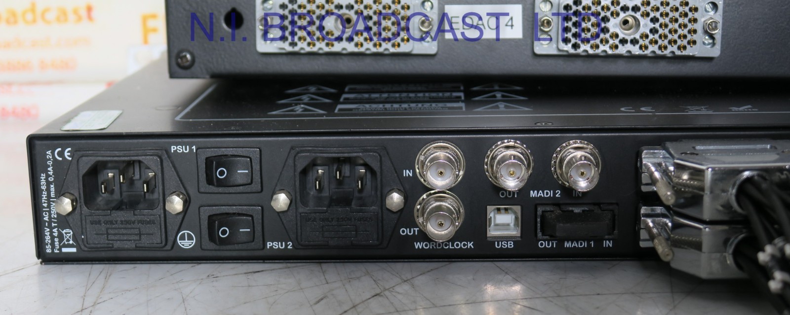 Dotec  Andiamo  32channel madi AD / DA converter with jackfields +cables