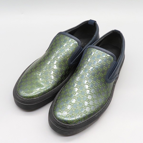 Gucci GG Pattern Slip-On Men's Sneakers Size 9.5
