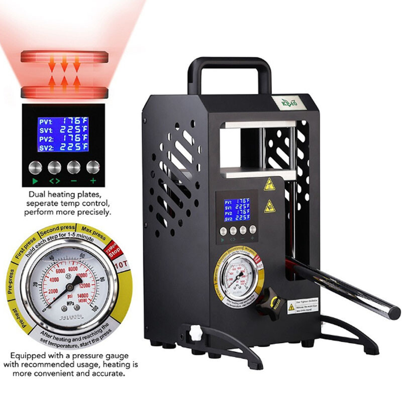 New Heat Press Machine 10T Double Heating Press Plates Can Adjust Temperature