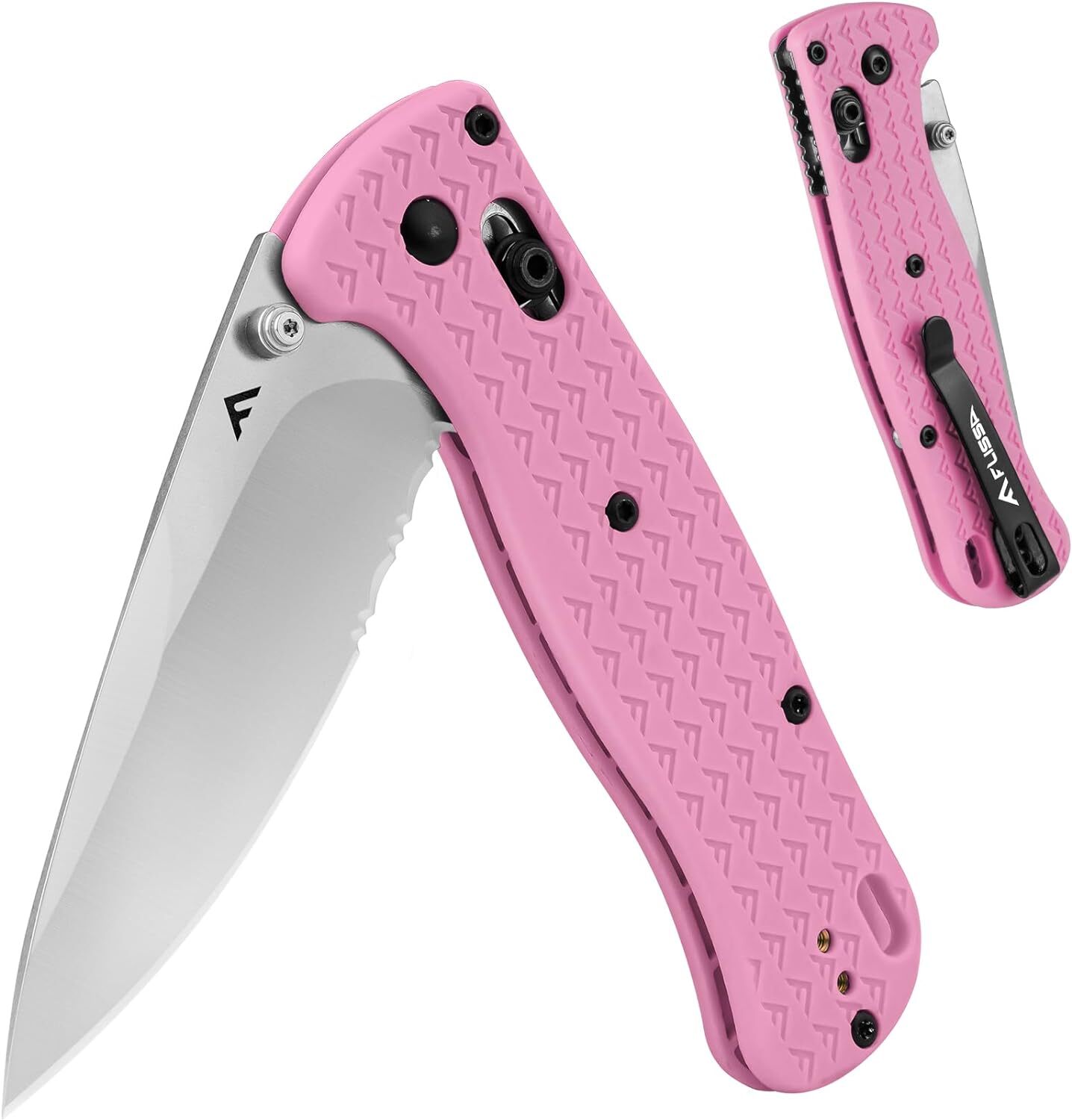 FLISSA 4.5" Folding Pocket Knife Multi-color Lightweight with Axis Lock