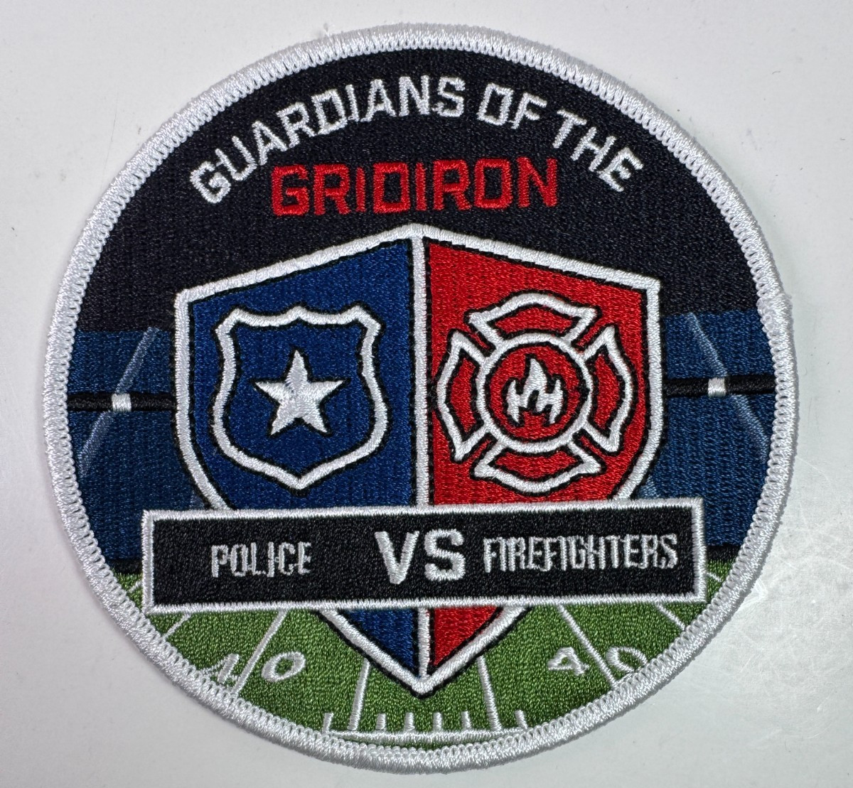 Guardians of the Gridiron Police vs Firefighters Patch C6