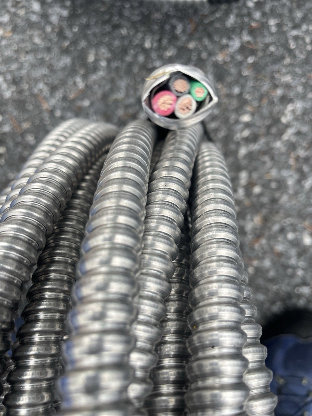25’ MC 8/3 with Ground - 25 ft. Copper Electrical wire METAL CLAD Free Shipping!