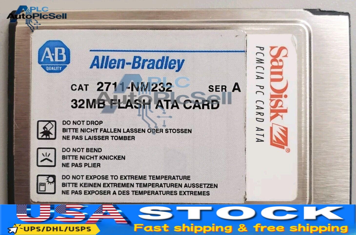 Allen Bradley 2711-NM232 Series A 32MB PCMCIA Memory Card for PanelView.