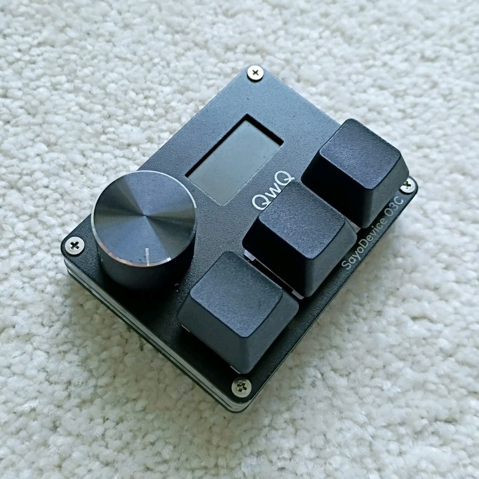 SayoDevice 03C Wired USB-C Macro Keypad with Rotary Knob