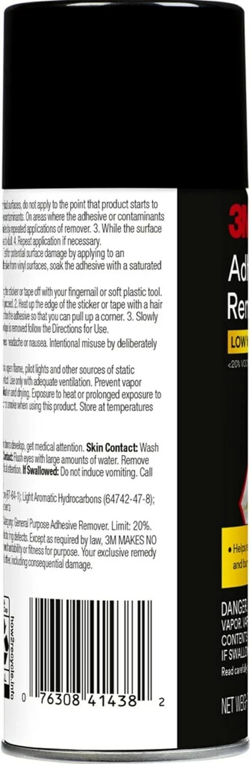 3M Adhesive Remover 12 oz. Quickly Remove Adhesive Attachment Tape Tar Wax
