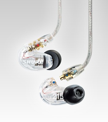 Shure SE215-CL Sound Isolating Earphones - New