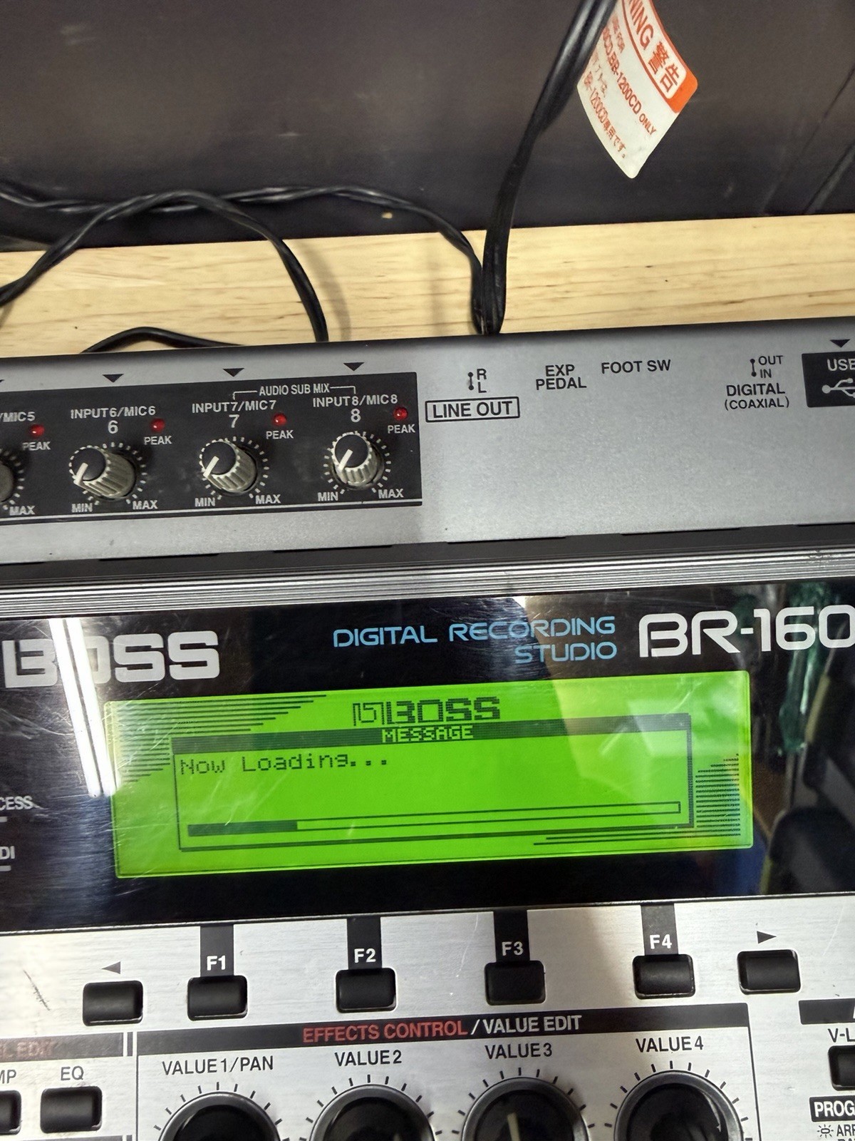 BOSS BR-1600CD Digital Multi Track Recorder. Tested See Pics!