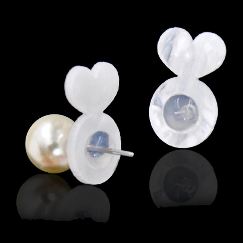 10Pcs Earring Lifter Backs Replacements Rubber Earring Backs for Droopy Ears