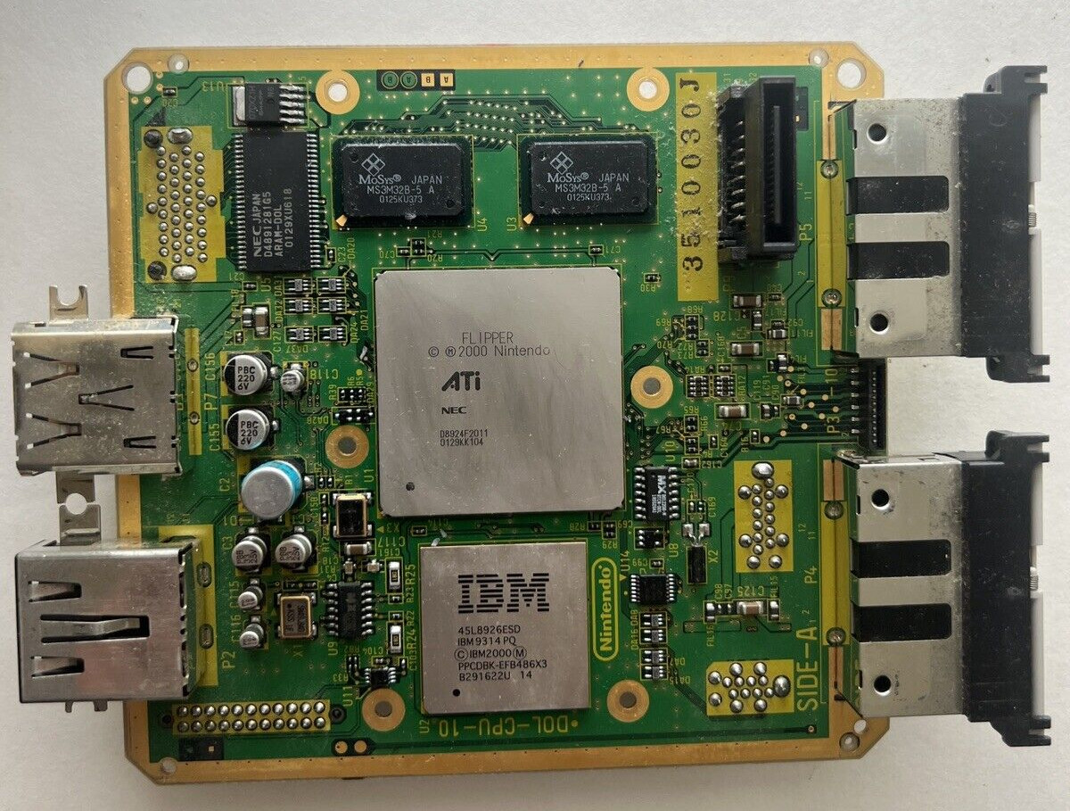Authentic Nintendo GameCube Motherboard DOL-001 - Tested & Working. US Seller