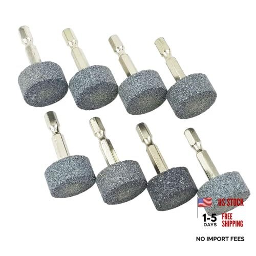 ??? ?? 8 Pcs 25mm T Shape Rotary Grinding 8Pc 25mm T Shape Grinding Stone