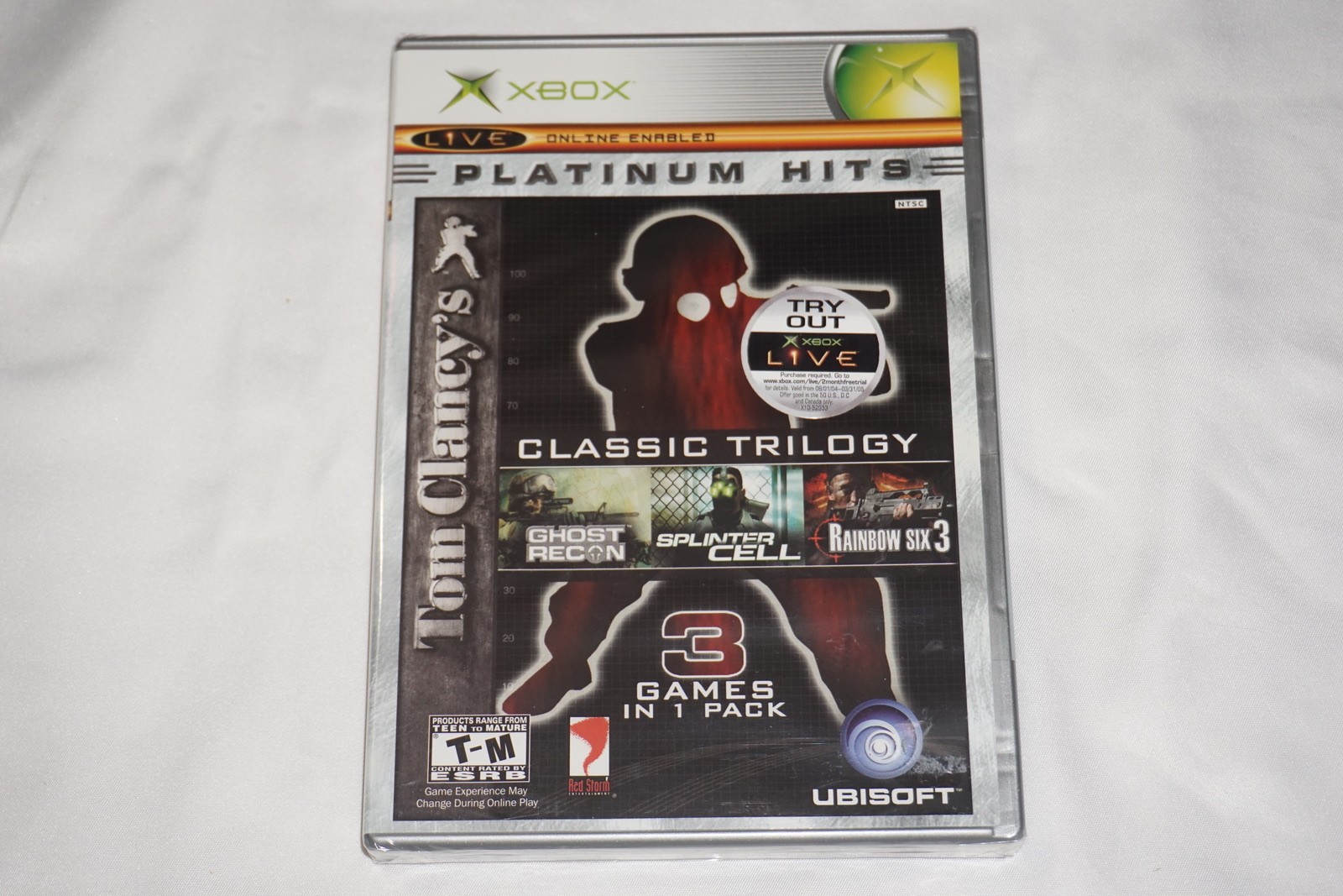 Tom Clancy’s Classic Trilogy (Microsoft Xbox) NEW Sealed