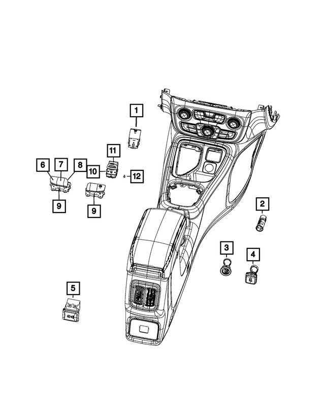 Genuine Mopar Terrain Select Switch 7TD33SZLAA