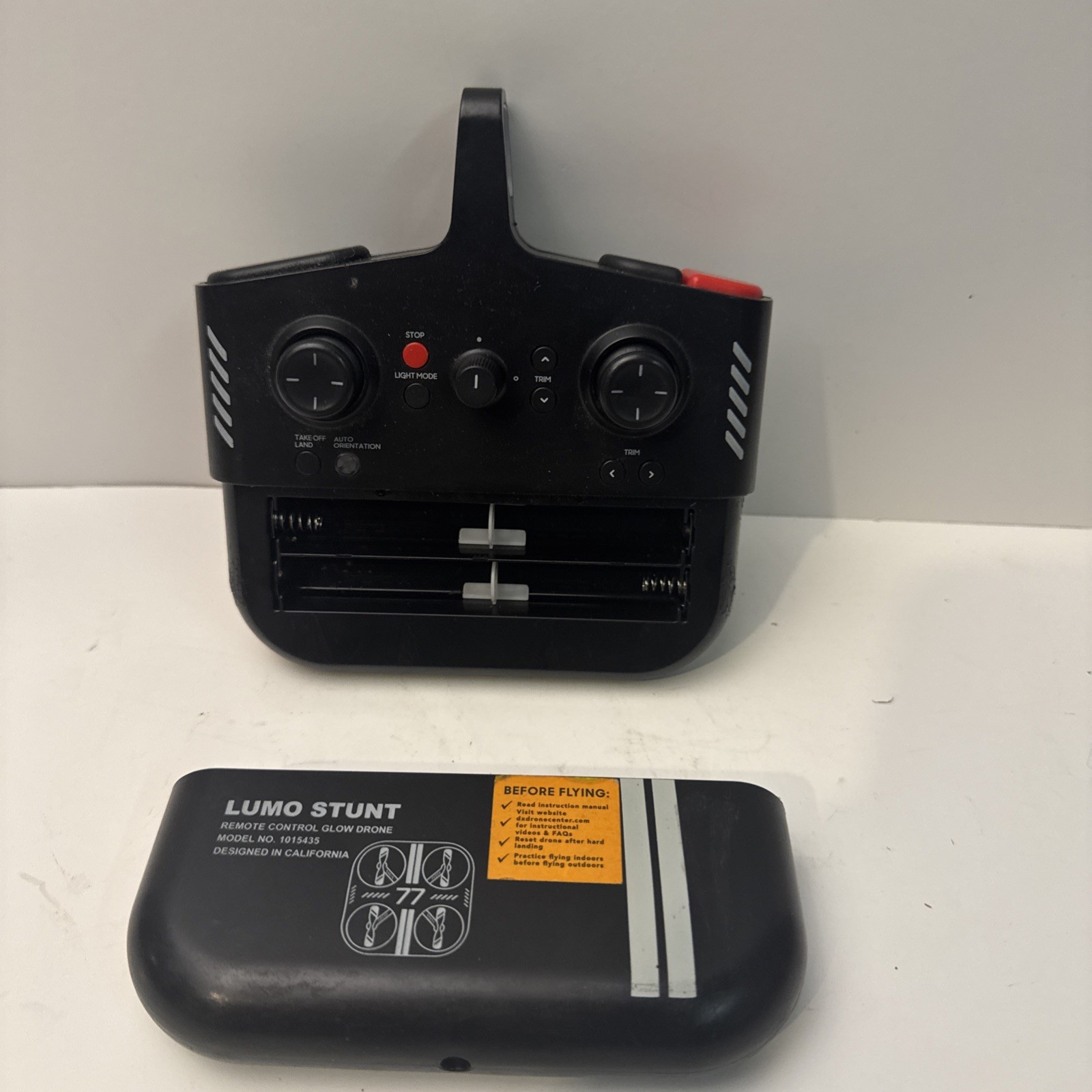 REMOTE CONTROL ONLY Sharper Image R/C Drone Lumo Glow Stunt 1015435