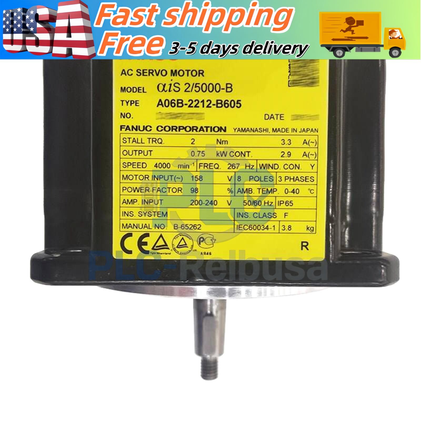 NEW FANUC A06B-2212-B605 Servo Motor