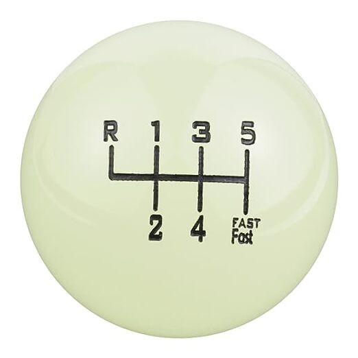 6 Speed Gear Shifter Knobs Round Ball Shift Stick Lever Car Fluorescent Green1