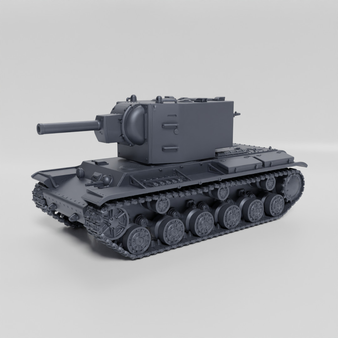 20mm_1/72_Soviet Red_Army_Tanks and Vehicles Wargame3D_Unpainted_WWII