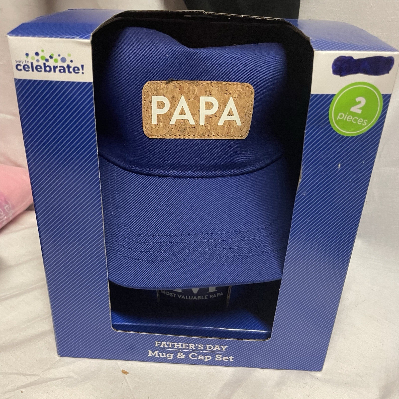 Fathers Day Papa Hat And Mug Set