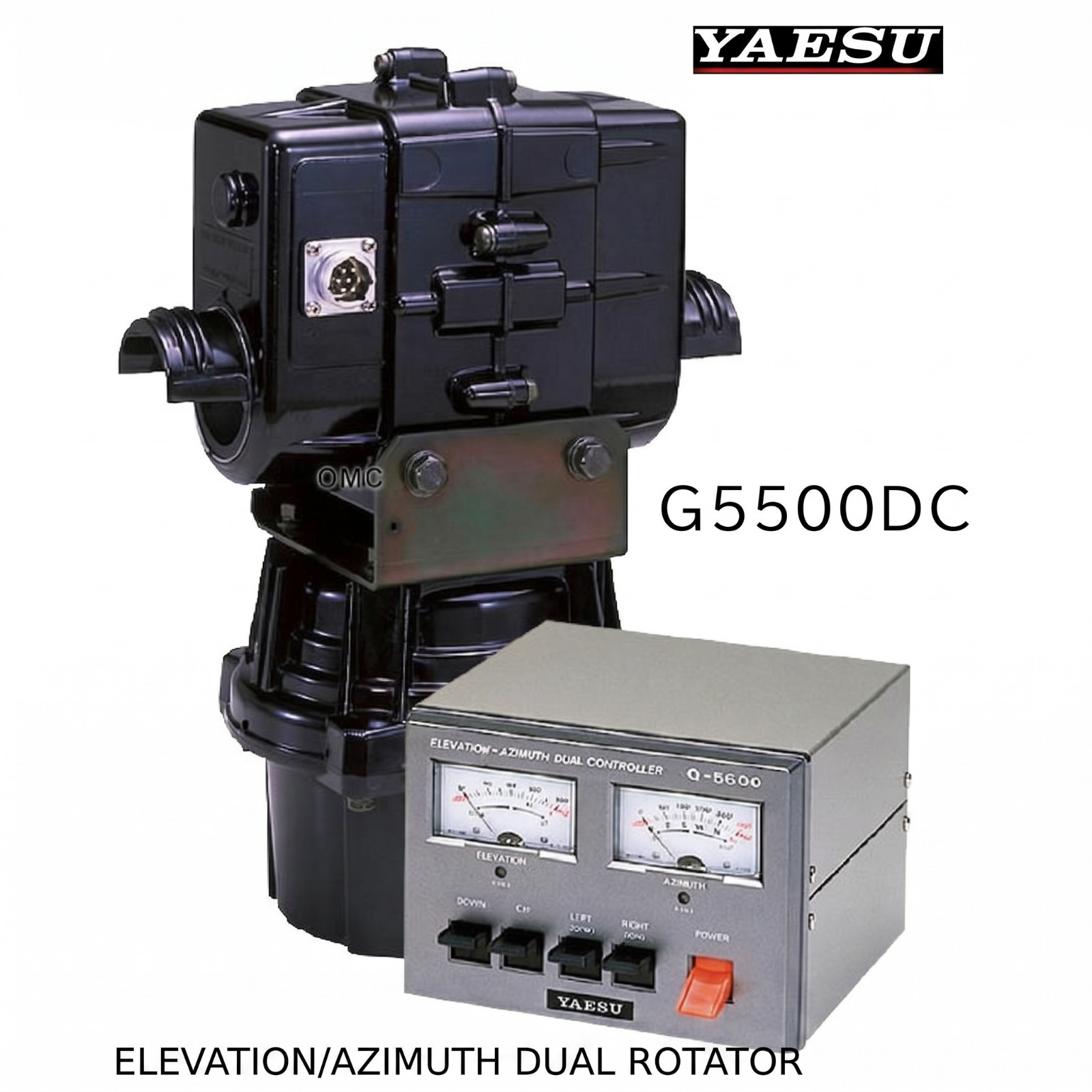 Yaesu G-5500DC Azimuth-Elevation Satellite Antenna Rotator w/ Controller New