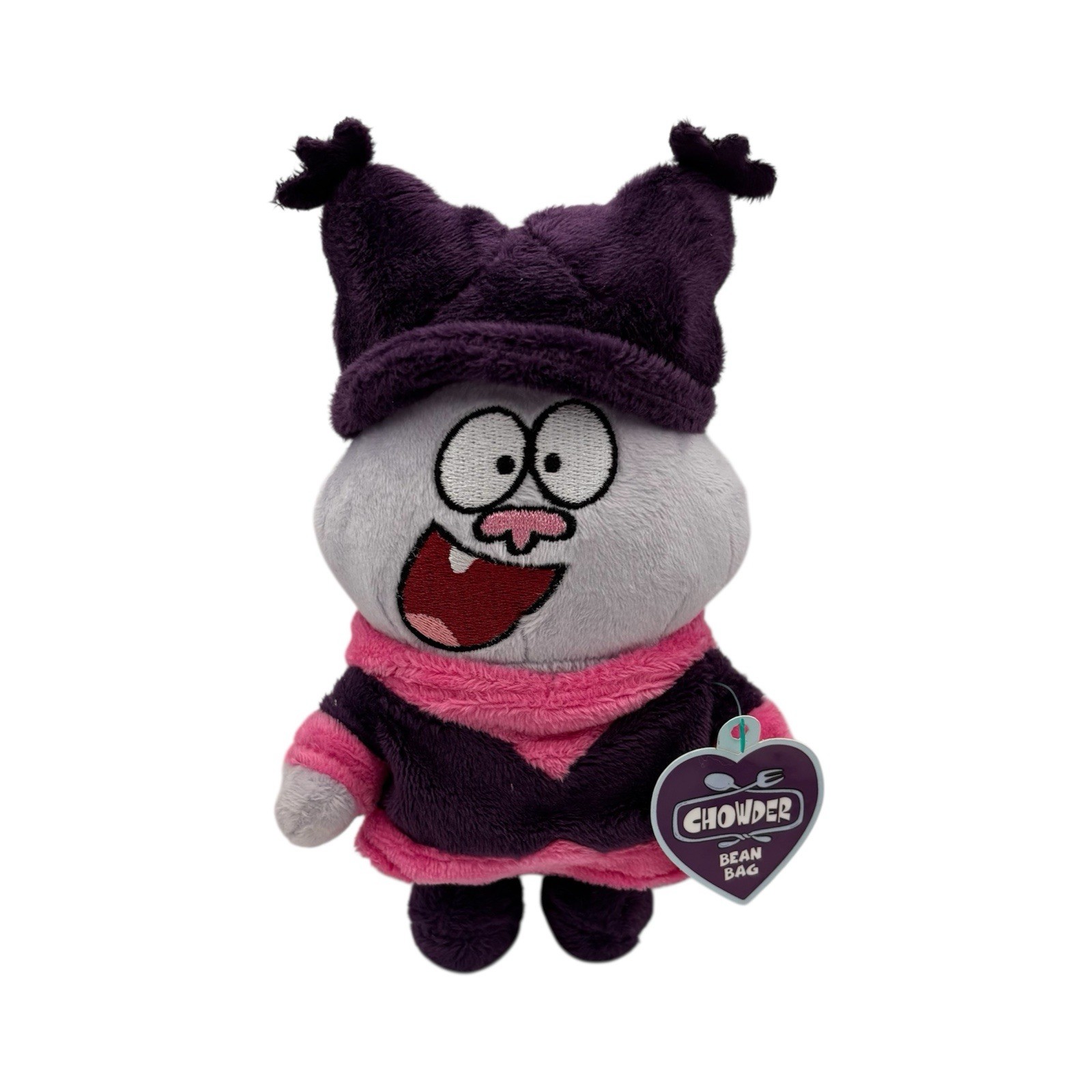 Chowder Bean Bag Plush Toy 6” - Cartoon Network Stuffed Animal Collectible