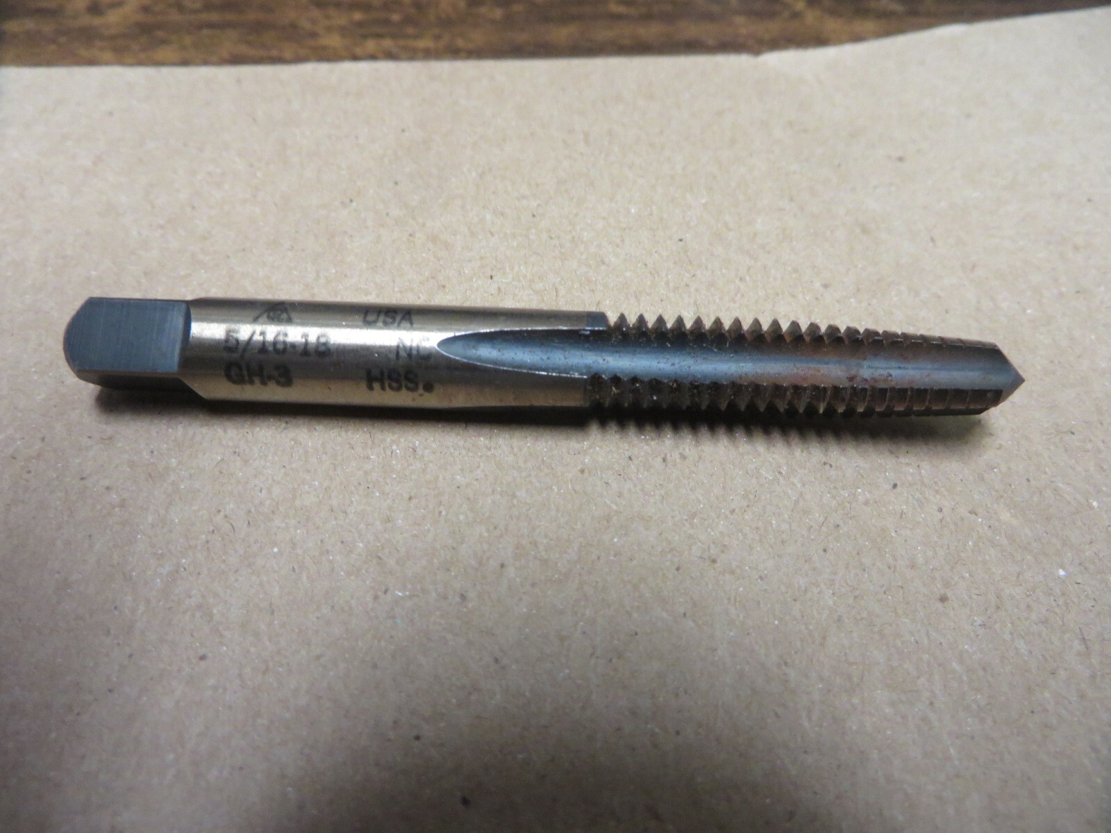 VERMONT AMERICAN TAP USED ONCE # 5/16 x 18 HSS GH-3