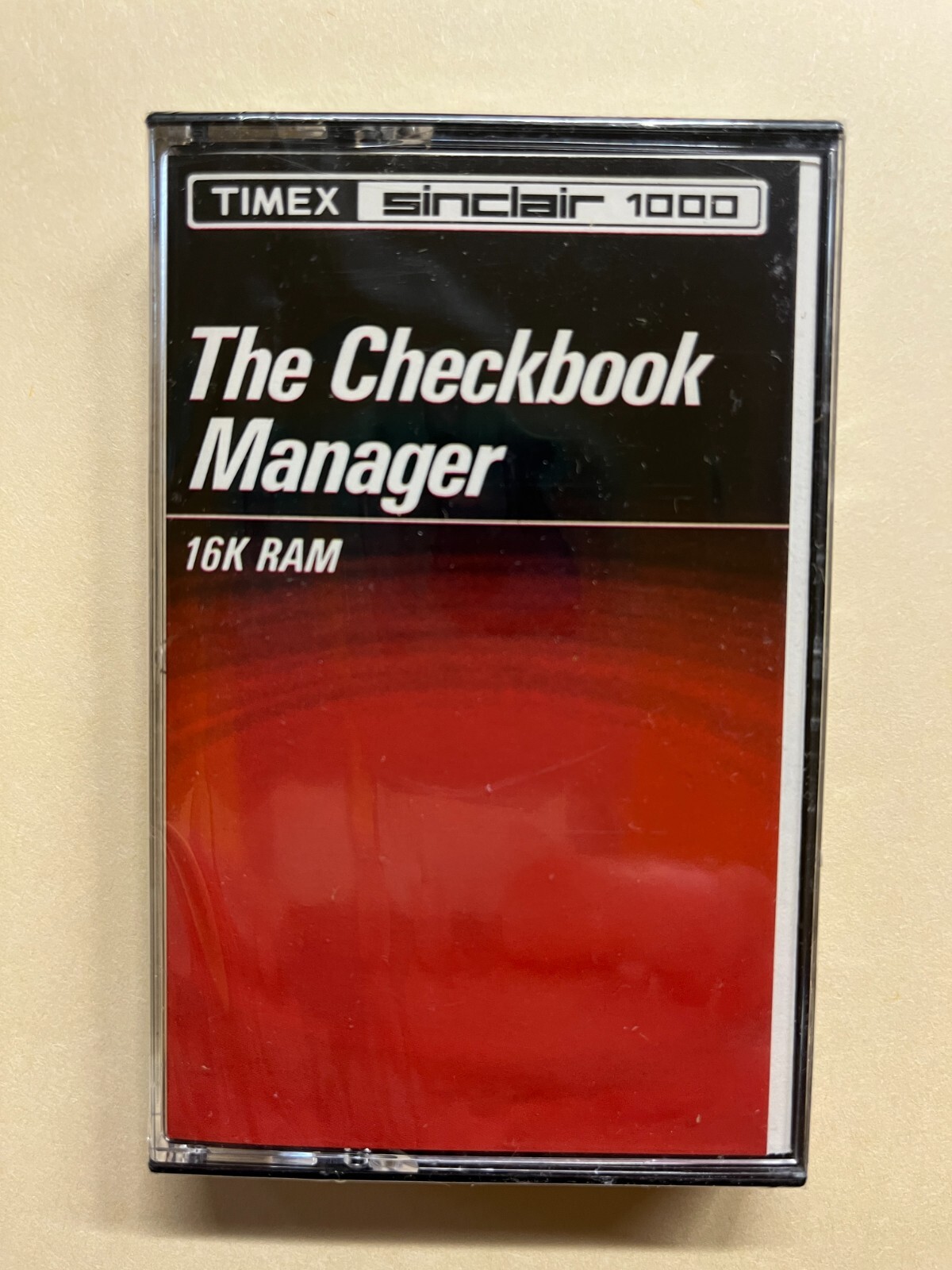 THE CHECKBOOK MANAGER - TIMEX TS1000 / ZX81 - Original Shrink-wrap