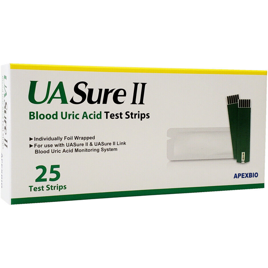 3 Box UASure II Uric Acid Test Strips Original UA Sure Box of 25 Free Shipping
