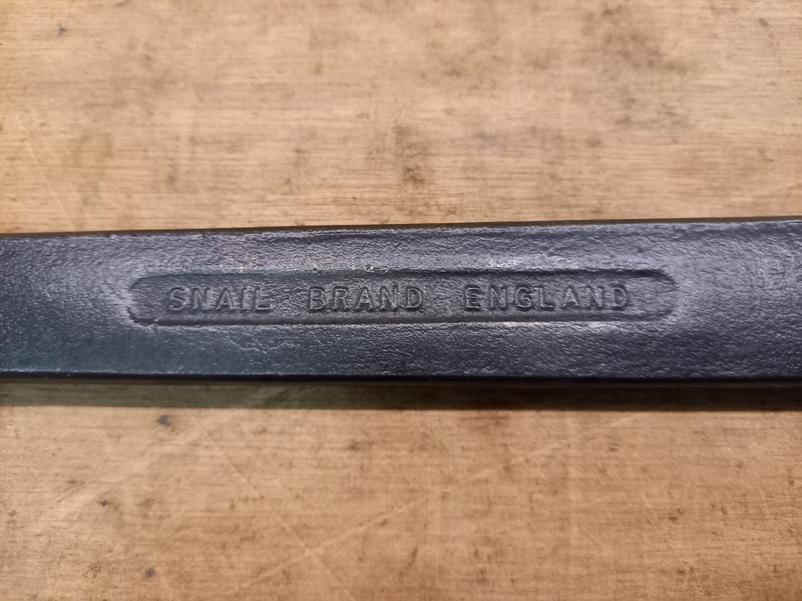 Vintage Snail Brand Open Ended Spanner 1 1/8" x 15/16" Excellent Vintage Cond.