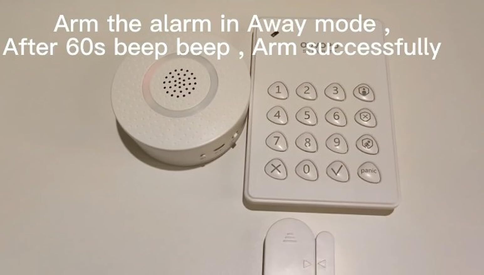 7-Piece Home Alarm Kit - OEM by OUVOPO, Homebase Keypad Sensors - NEW US STOCK