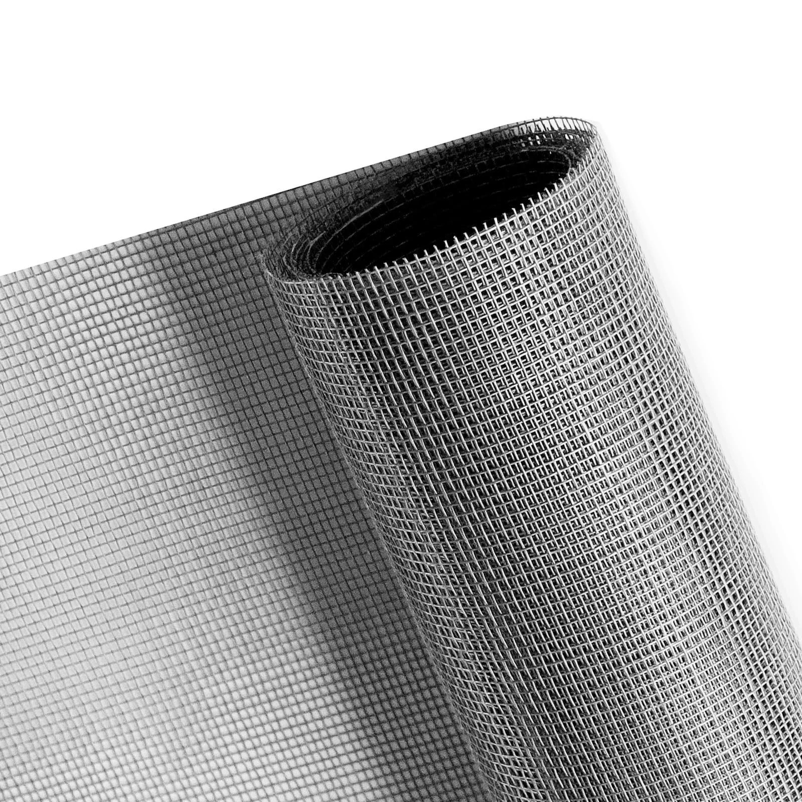 Window Screen, 59"x 79" Adjustable Flexible Fiberglass Screen Door Mesh DIY ...