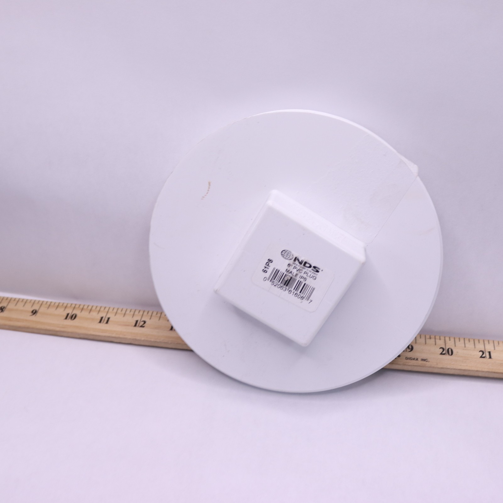 NDS PVC S&D Cleanout Plug, 6 in. MPT