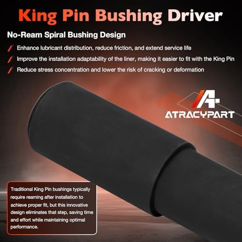 King Pin Bushing Driver - Spiral, Heavy-Duty Bushing Installation & Removal