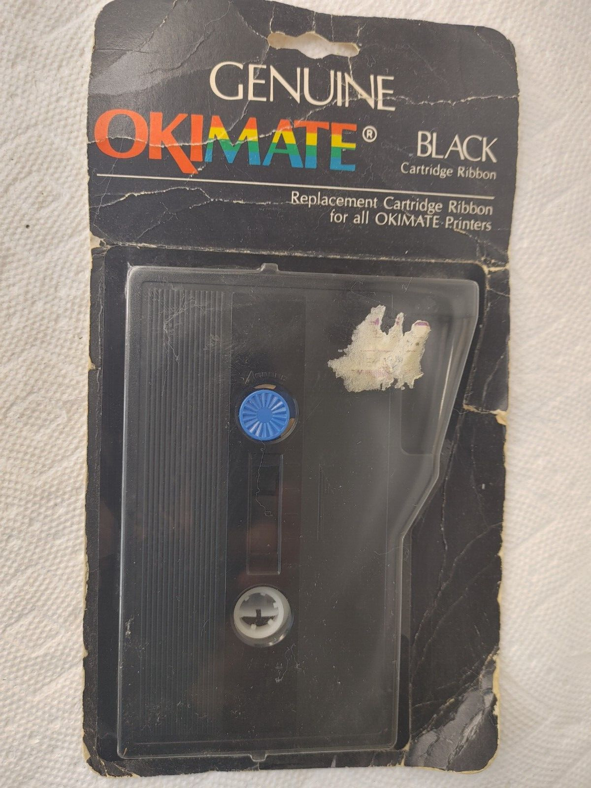 Genuine Okimate Replacement Cartridge Ribbon Black