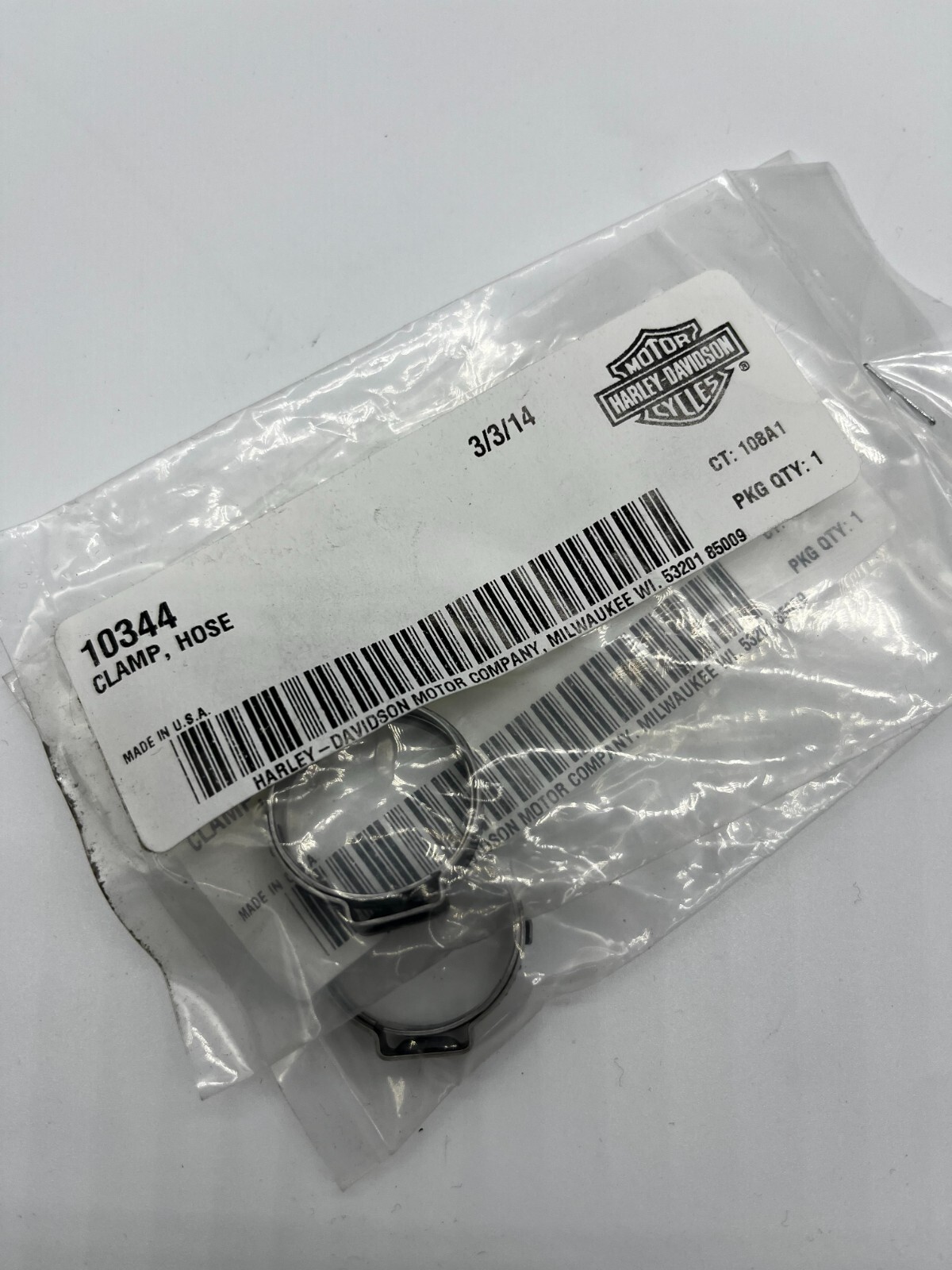 Harley-Davidson Hose Clamps - Part # 10344